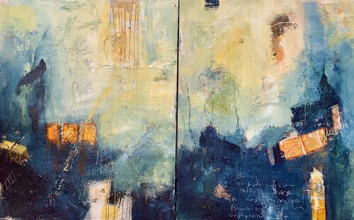 Auf dem Jakobsweg di Maria-Isabel Brandis, Pittura in vendita su Singulart
