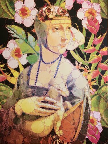 Dame mit dem Hermelin. Hommage an Leonardo Da Vinci par Maria-Isabel Brandis, Édition en vente sur Singulart