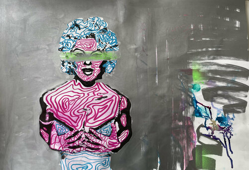 Marilyn Monroe Inkognito van Maria-Isabel Brandis, Tekening te koop op Singulart