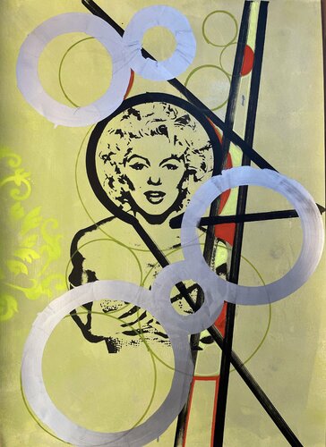 Marilyn in der Zeit gefangen von Maria-Isabel Brandis, Zeichnungen kaufen auf Singulart