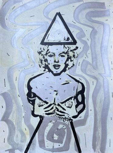 Marilyn - La vida es un carnaval von Maria-Isabel Brandis, Zeichnungen kaufen auf Singulart