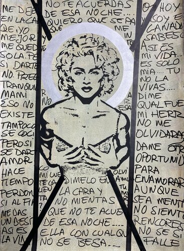 Latino Madonna von Maria-Isabel Brandis, Zeichnungen kaufen auf Singulart