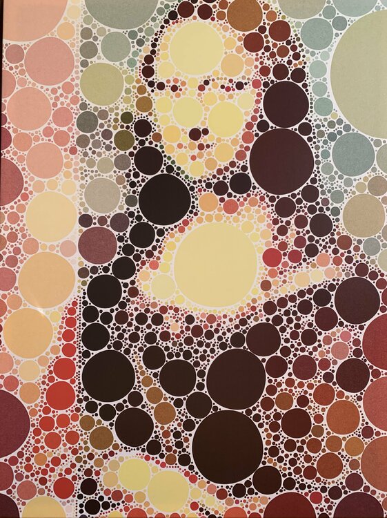"Mona Lisa  2. Hommage an Leonardo da Vinci" Maria-Isabel Brandis