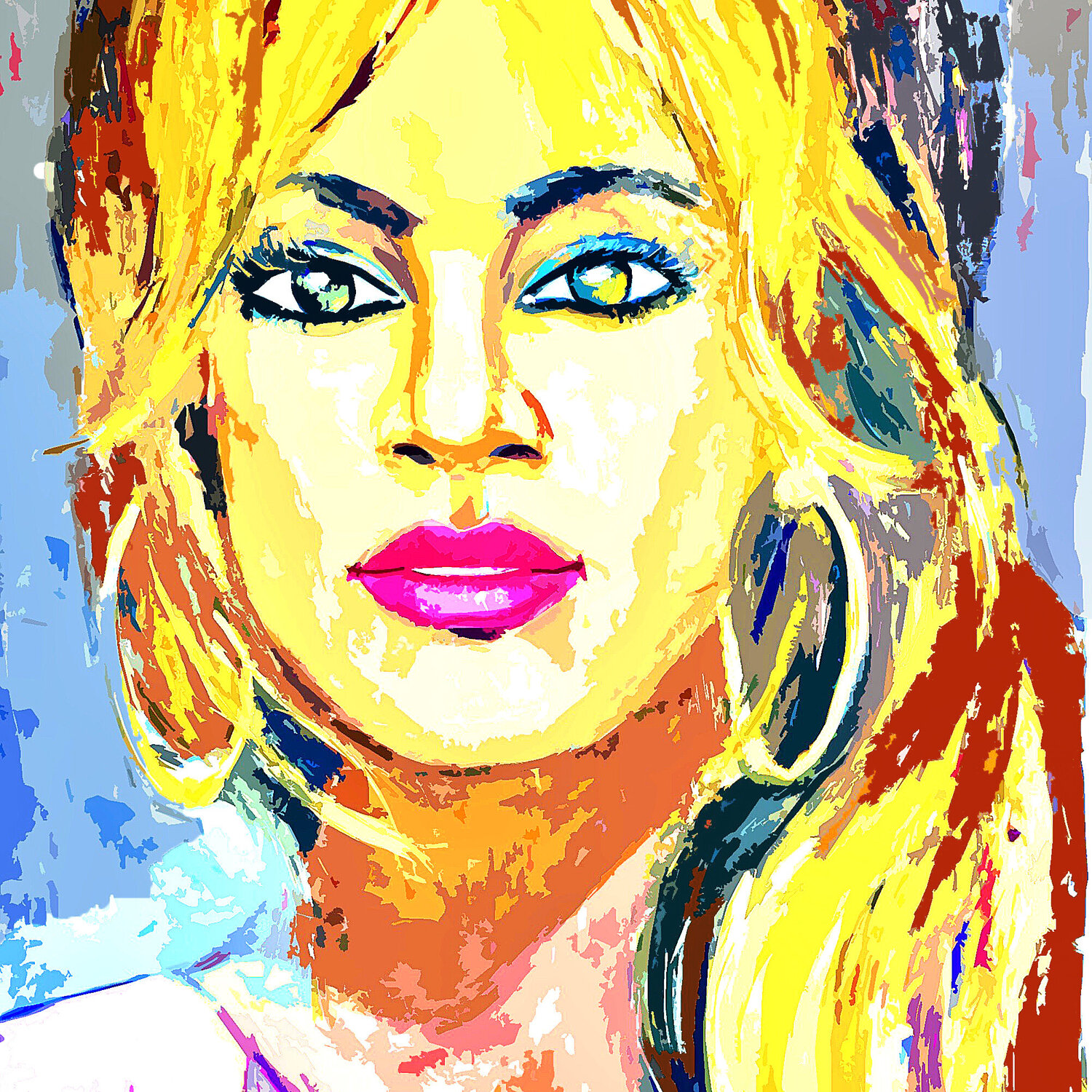 Queen B Maria-Isabel Brandis Pintura original en venta