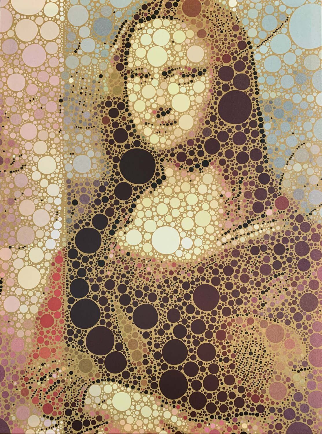 Mona Lisa. Hommage an Leonardo da Vinci Maria-Isabel Brandis Druck zu verkaufen