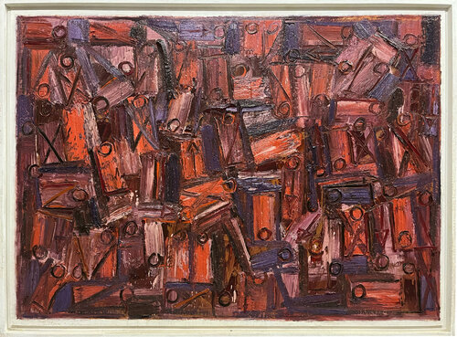 Moltitudine di Gastone Cecconello, Pittura in vendita su Singulart