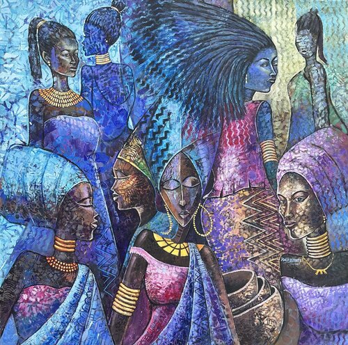 Dignity and grace. by Jacob Kwesi Bennett, Painting for Sale on Singulart