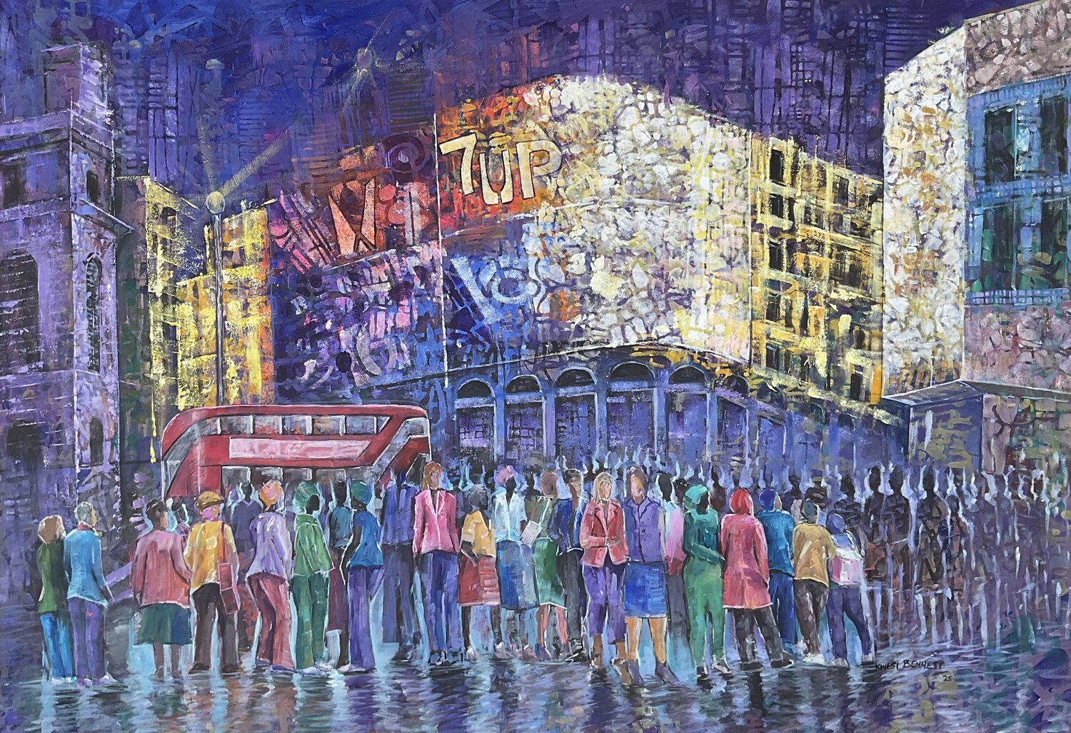 Piccadilly Circus at night Jacob Kwesi Bennett