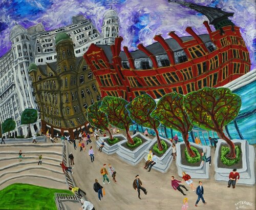 Great Northern Square, No. 8 van Michael Gutteridge, Schilderij te koop op Singulart