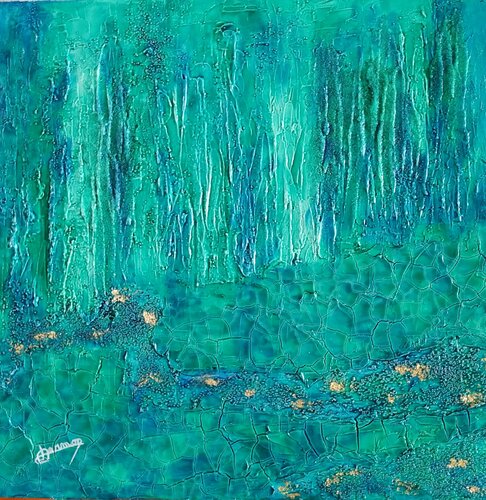FORET D'OPALES by Joëlle Darmon, Painting for Sale on Singulart