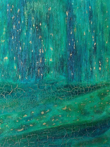 PLUIE D'ETOILES von Joëlle Darmon, Malerei kaufen auf Singulart
