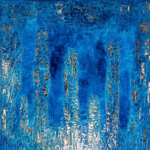 CHEMINEES SOUS-MARINES by Joëlle Darmon, Painting for Sale on Singulart