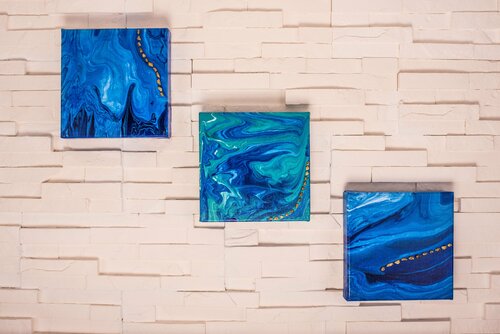 ARCHIPELS di Joëlle Darmon, Pittura in vendita su Singulart