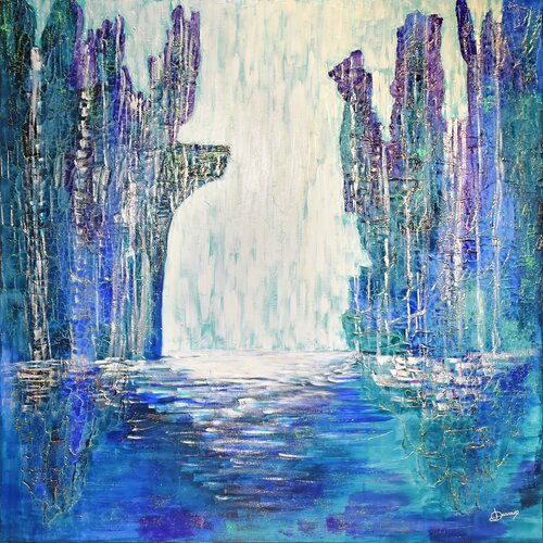 MAGIC MOUNTAIN de Joëlle Darmon, Pintura a la venta en Singulart