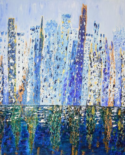 REFLETS di Joëlle Darmon, Pittura in vendita su Singulart