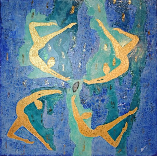 BALLET AQUATIQUE von Joëlle Darmon, Malerei kaufen auf Singulart