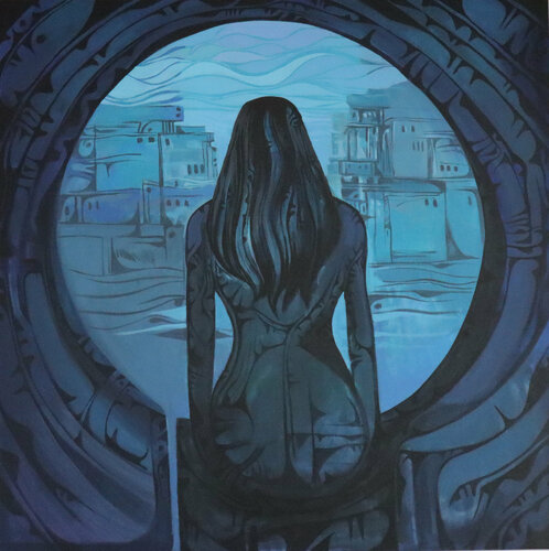 Towards the Future di Magdy El Kafrawy, Pittura in vendita su Singulart