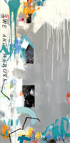 We are heroes I van Bea Schubert, Schilderij te koop op Singulart