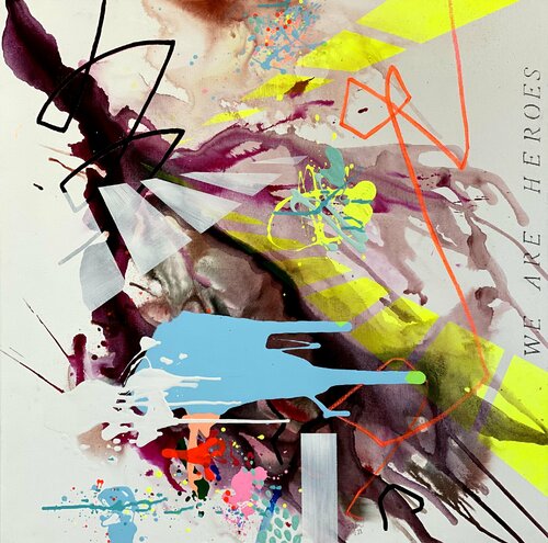 We are heroes XI van Bea Schubert, Schilderij te koop op Singulart