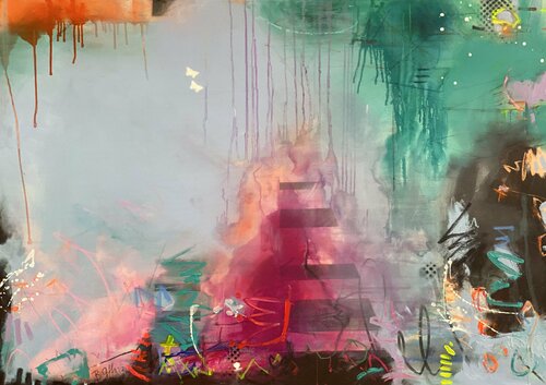 Take me to the Moon No.2 di Bea Schubert, Pittura in vendita su Singulart