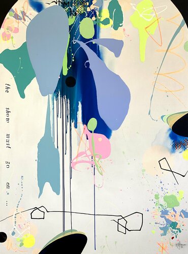 The Show must go on No.1 di Bea Schubert, Pittura in vendita su Singulart