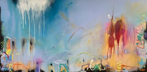 Take me to the Moon No.9 di Bea Schubert, Pittura in vendita su Singulart