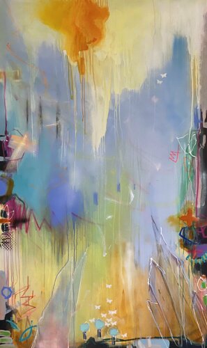 Fly me to the Moon No.1 di Bea Schubert, Pittura in vendita su Singulart