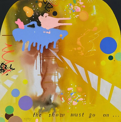 The Show must go on No.5 di Bea Schubert, Pittura in vendita su Singulart