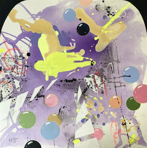 The Show must go on No.8 van Bea Schubert, Schilderij te koop op Singulart