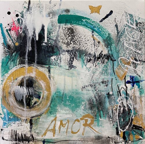 Butterfly No.10  #peace di Bea Schubert, Pittura in vendita su Singulart