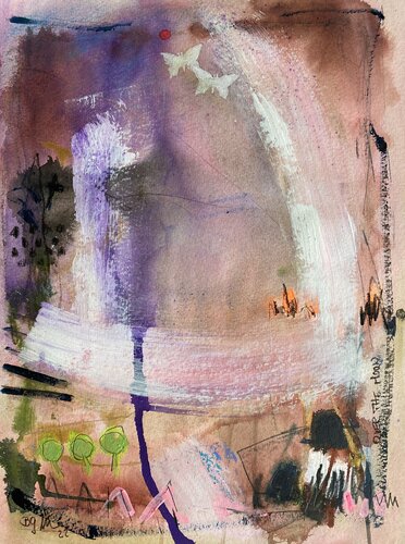 Over the moon No.4 di Bea Schubert, Opera su carta in vendita su Singulart