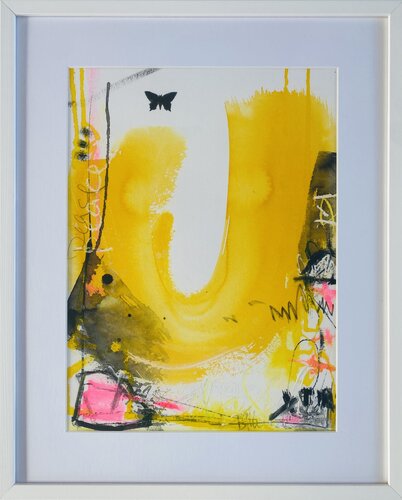 Butterfly No.15  #peace  (framed) di Bea Schubert, Opera su carta in vendita su Singulart