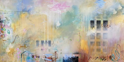 Flying Home No.2 (XXL) by Bea Schubert, 회화 for Sale on Singulart