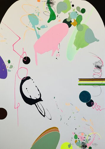 The Show must go on No.9 di Bea Schubert, Pittura in vendita su Singulart