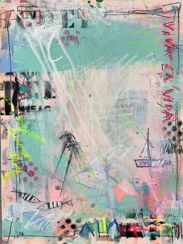 Viva la vida No.11 di Bea Schubert, Opera su carta in vendita su Singulart