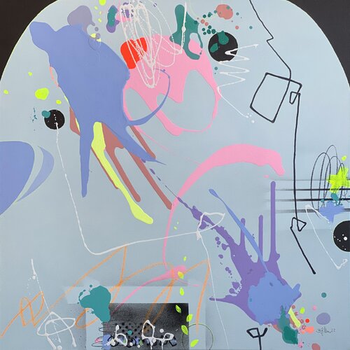 The Show must go on No.11 van Bea Schubert, Schilderij te koop op Singulart