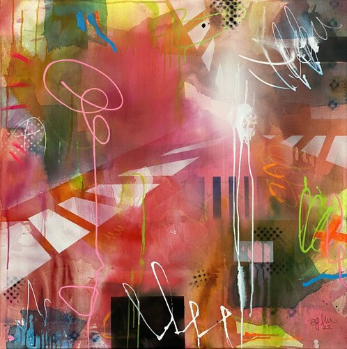 Dream Red No.1 di Bea Schubert, Pittura in vendita su Singulart