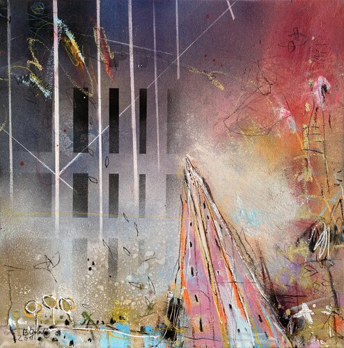 Home is Love No.2 par Bea Schubert, Peinture en vente sur Singulart