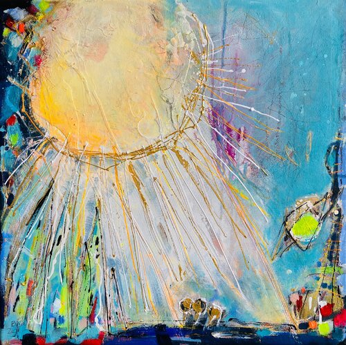 Home is love No.5 par Bea Schubert, Peinture en vente sur Singulart