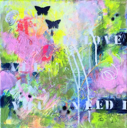 All you need is love No.16 van Bea Schubert, Schilderij te koop op Singulart