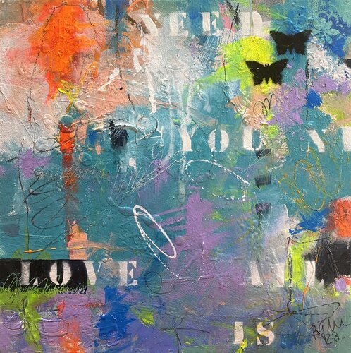All you need is love No.17 par Bea Schubert, Peinture en vente sur Singulart