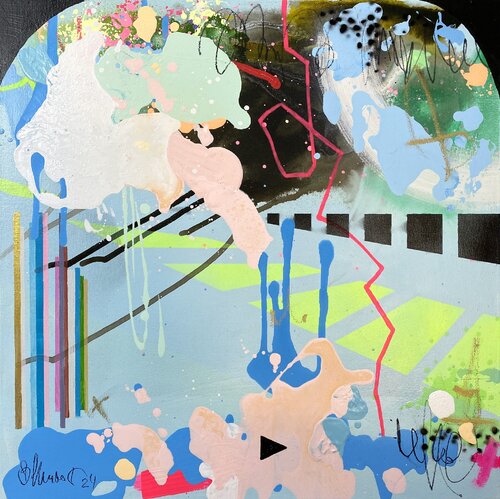 The Show must go on No.13 van Bea Schubert, Schilderij te koop op Singulart