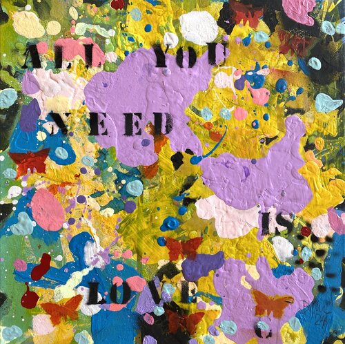 All you need is love No.19 par Bea Schubert, Peinture en vente sur Singulart