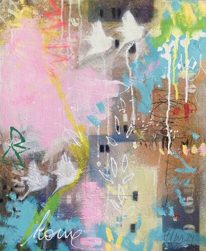 Flying Home No.8 by Bea Schubert, 회화 for Sale on Singulart