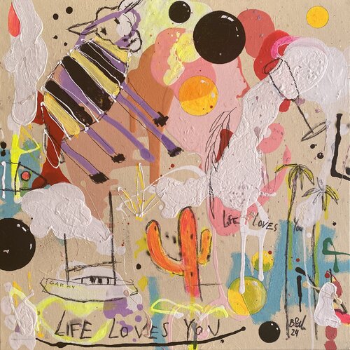 Life Loves You No.3 par Bea Schubert, Peinture en vente sur Singulart