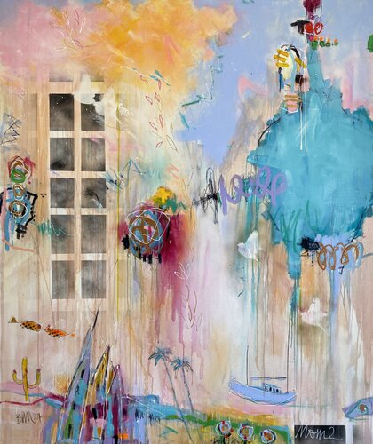 Home No.3 van Bea Schubert, Schilderij te koop op Singulart