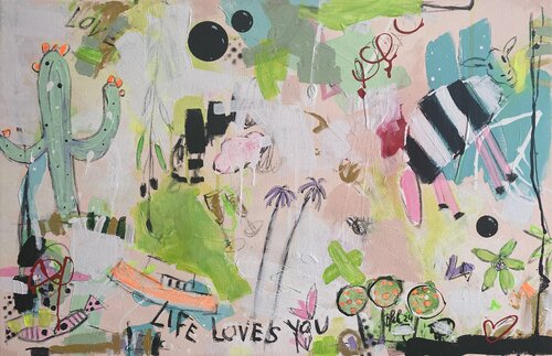 Life Loves You No.9 by Bea Schubert, 회화 for Sale on Singulart