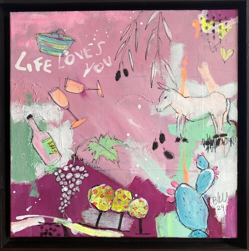 Life loves you No.13 (framed) Bea Schubert