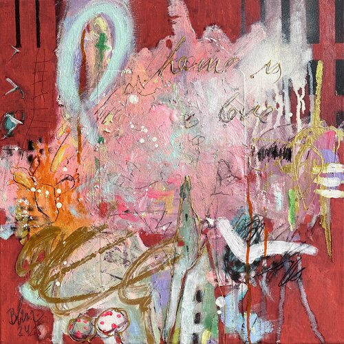 Home is Love No.9 de Bea Schubert, Pintura a la venta en Singulart