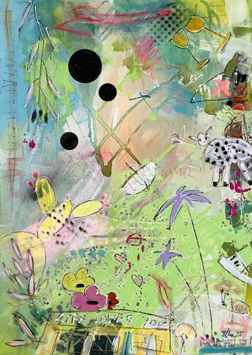 Life Loves You No.22 de Bea Schubert, Pintura a la venta en Singulart